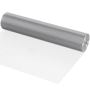 1/2 in. Hardware Cloth 36 in. x 50 ft. Galvanized Wire Mesh Roll for Chicken Fencing Garden Small Rodents