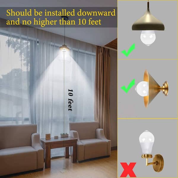 Beghelli 56158 Lampadina LED E27 12W con sensore crepuscolare, Luce