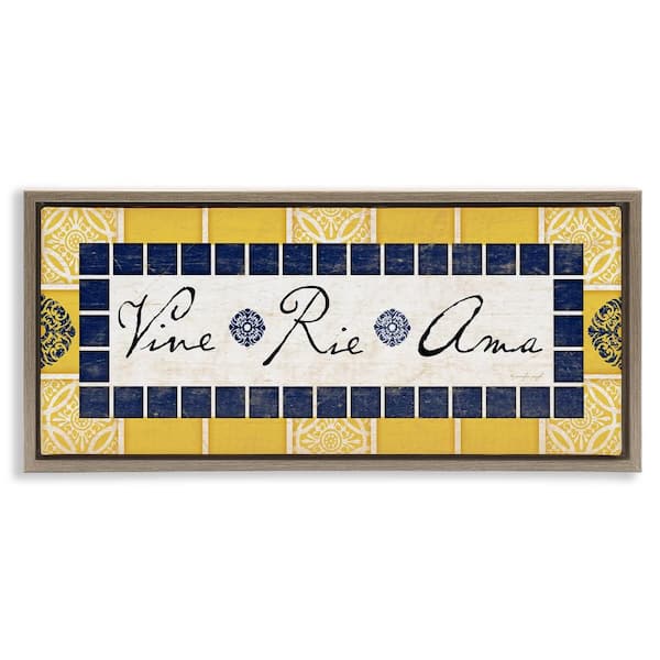 Stupell Industries Live Laugh Love by Jennifer Pugh Brown Floater Frame Typography Graphic Art Print 14 in. x 31 in.