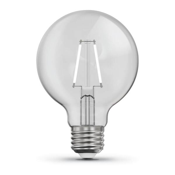 Feit Electric 25-Watt Equivalent G25 Dimmable White Filament CEC Clear  Glass E26 Medium Globe LED Light Bulb Soft White 2700K (3-Pack)  G2525927CAWFILHDRP/3 - The Home Depot