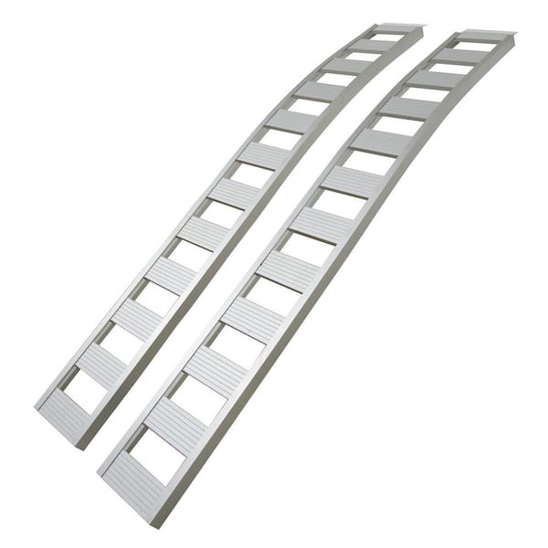 12 in. x 90 in. Aluminum Non-Folding Arched Ramp (1-Pair)
