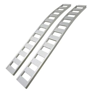 12 in. x 90 in. Aluminum Non-Folding Arched Ramp (1-Pair)