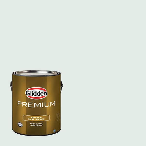 Glidden Premium 1 gal. PPG1231-1 Hallowed Hush Semi-Gloss Exterior Latex Paint