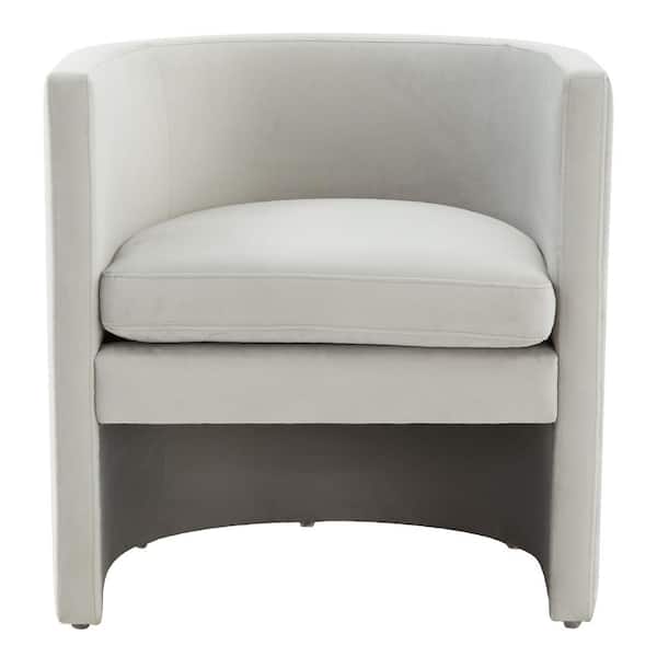 SAFAVIEH Rosabeth Light Grey Accent Chair