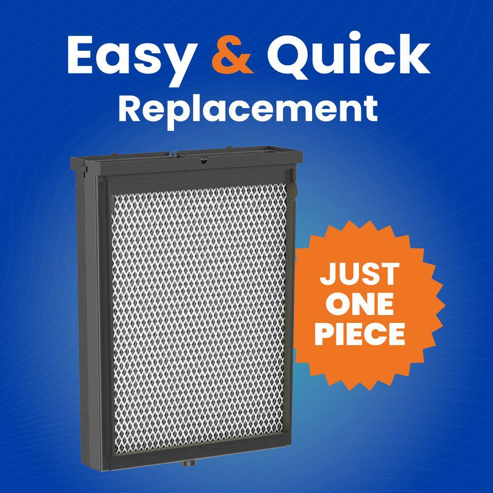 10.7 in. Black and White Humidifier Replacement Water Panel Kit
