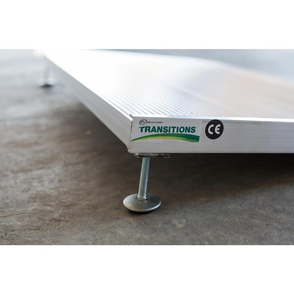 Ez Access Transitions Aluminum, Storage Shed Ramps Home Depot