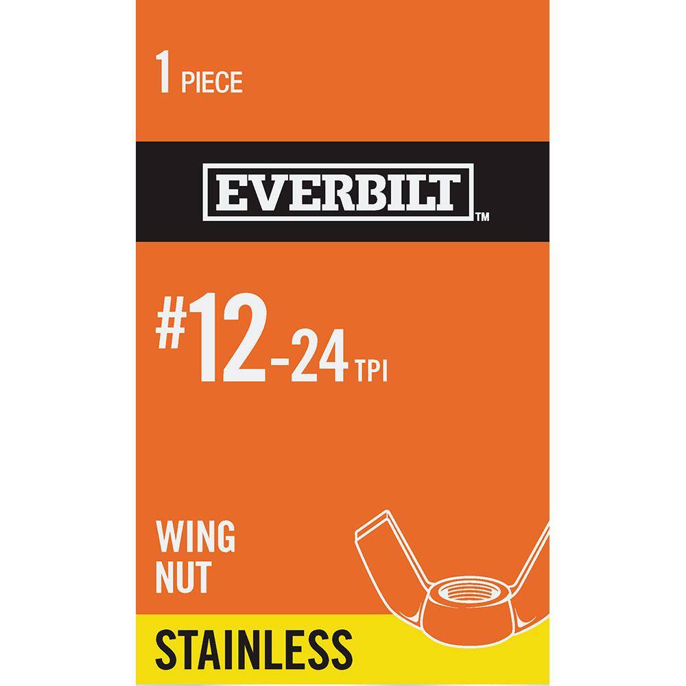 Everbilt 1224 Stainless Wing Nuts 834281 The Home Depot