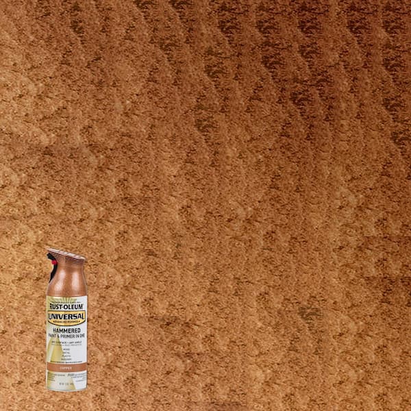Rust-Oleum Universal 12 oz. All Surface Hammered Copper Spray Paint and Primer in One (6-Pack)