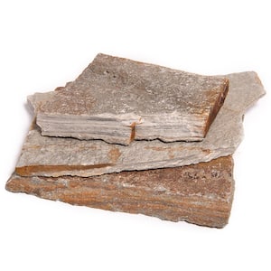 12 in. x 12 in. x 2 in. 30 sq. ft. Stardust Natural Flagstone for Landscape Gardens and Pathways
