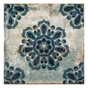 Livorno Decor Vechio 7-7/8 in. x 7-7/8 in. Ceramic Wall Take Home Tile Sample