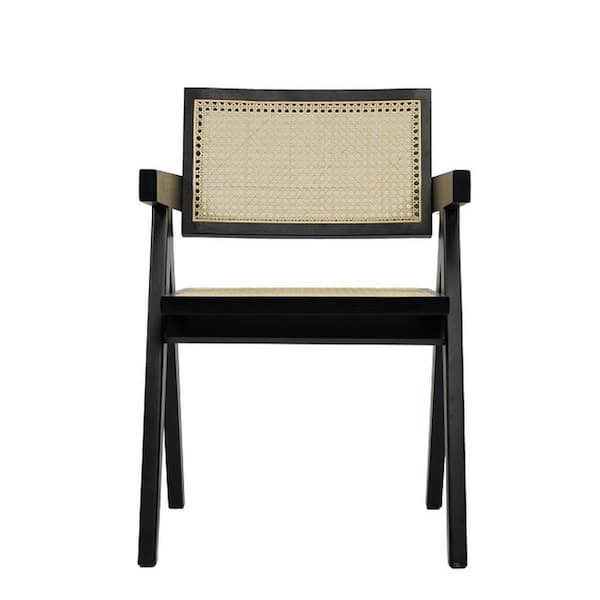 Aurora Wenge Rattan Dining Arm Chair