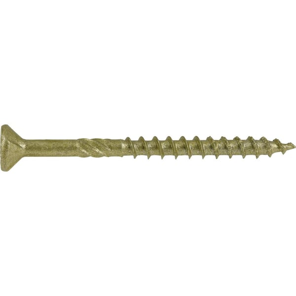 Power Pro #8 x 2 in. Star Flat-Head Exterior Wood Screw (5 lbs.-Pack)