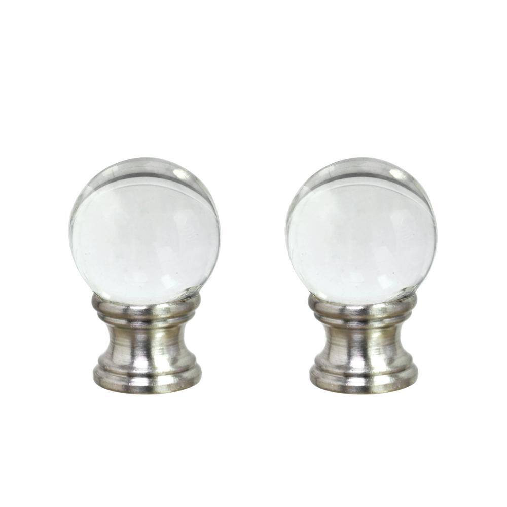 lamp shade finials home depot