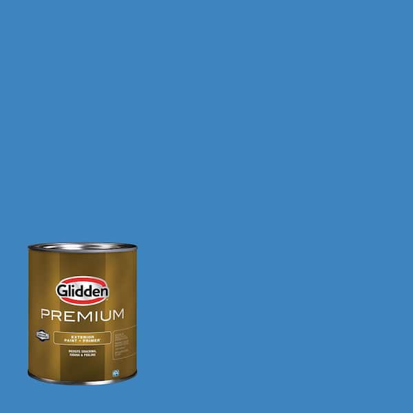 Glidden Premium 1 qt. PPG1242-5 King Triton Flat Exterior Latex Paint