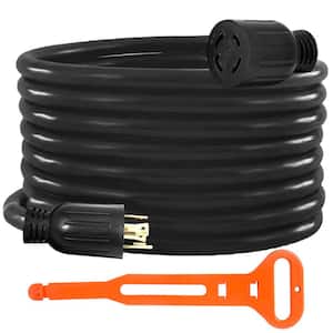 VEVOR Generator Power Cord 20 ft. 30 Amp RV Power Extension Cord 10AWG/4C  SJTW NEMA L14-30 with Strap Locked Plug for RV Home FDJYCX20FT30A0001V1 -  The Home Depot