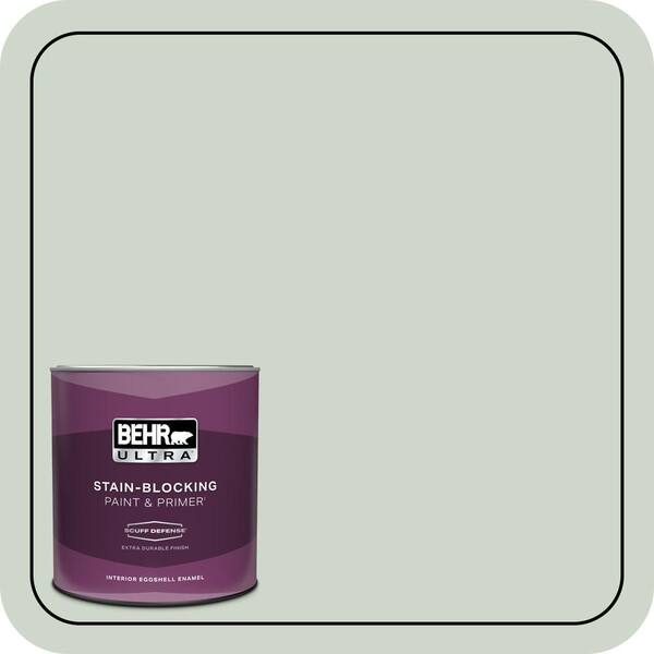 BEHR ULTRA 1 qt. #ICC-48 Aspen Mist Extra Durable Eggshell Enamel Interior Paint & Primer