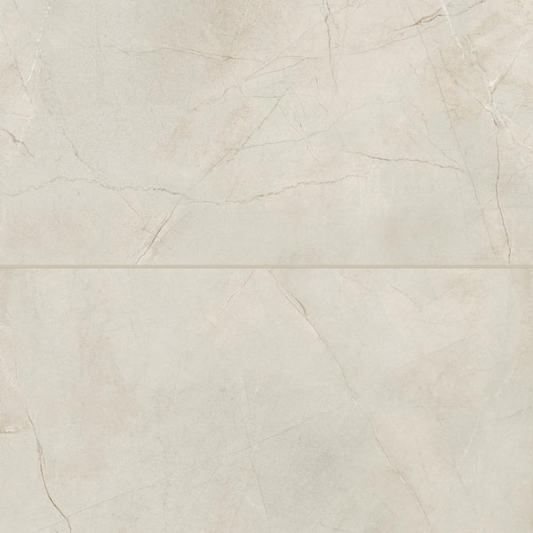 Bedrosians Crema Marfil Rectangle 24 in. x 48 in. Matte Crema Marfil Porcelain Tile (15.5 sq. ft./Case)