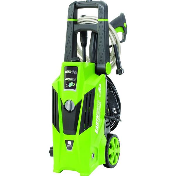 Earthwise 1650 Psi 1 4 Gpm Corded Cold Water Electric Pressure Washer Pw16503 The Home Depot