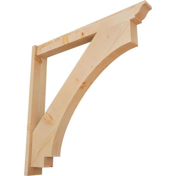 Ekena Millwork 6 in. x 42 in. x 42 in. Imperial Traditional Smooth Douglas Fir Outlooker