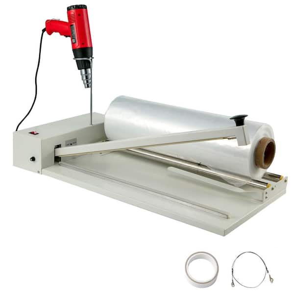 VEVOR White Food Vacuum Seale 800-Watt Shrink Wrap Sealer with Heat Gun, Shrink Film Shrink Wrap Sealer