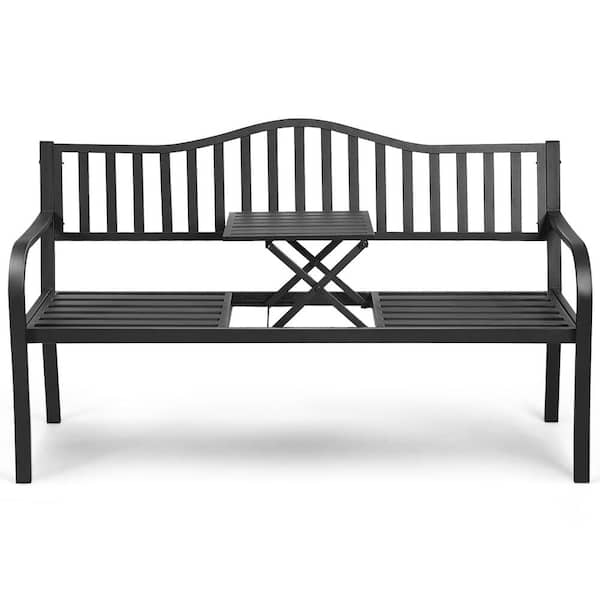 Garden seat with table best sale in middle