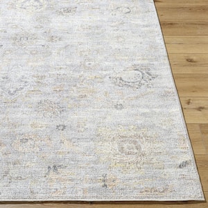 Our PNW Home Olympic Pale Blue Traditional 8 ft. x 10 ft. Indoor Area Rug