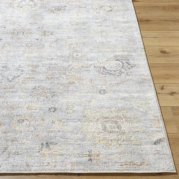 Our PNW Home Olympic Pale Blue Traditional 8 ft. x 10 ft. Indoor Area Rug