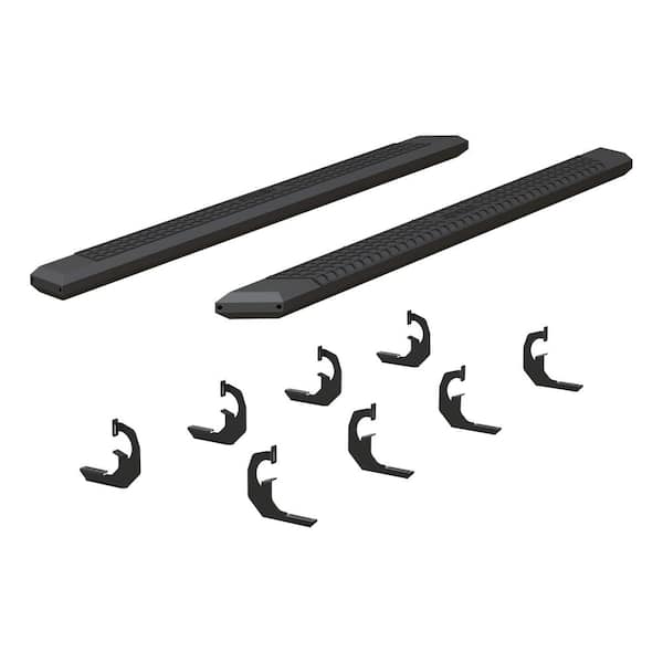 Aries AdvantEDGE Black Aluminum 91-Inch Truck Running Boards, Select Chevrolet Silverado, Tahoe, Suburban, GMC Sierra, Yukon