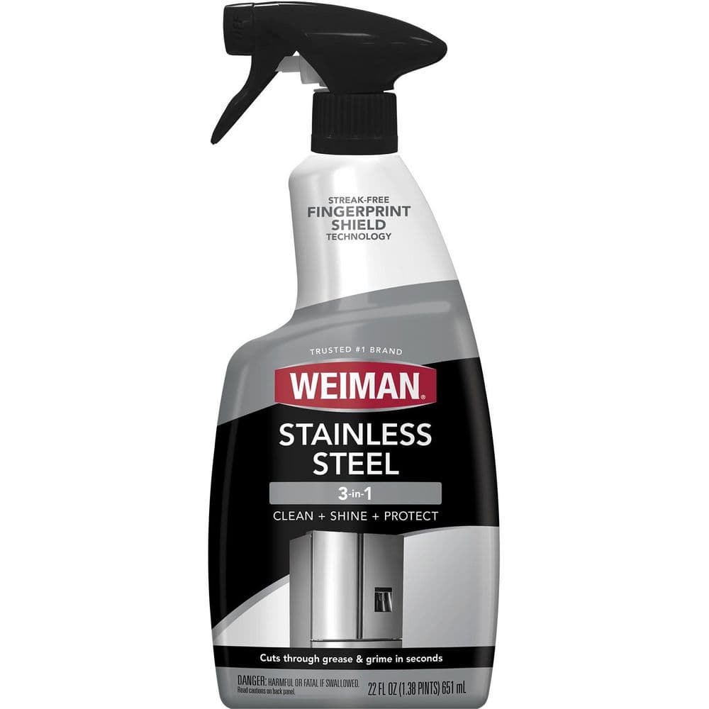 Weiman 22 oz. Stainless Steel Cleaner and Polish Spray 108A - The