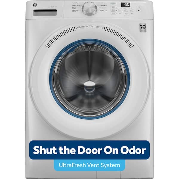 4.6 cu. ft. Smart Front Load Washer in White with UltraFresh Vent System and OdorBlock