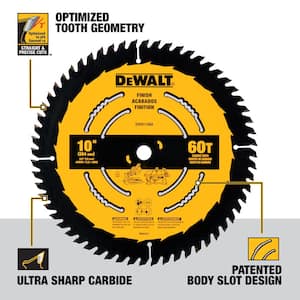 10 in. 60-Tooth Table or Circular Saw Blade