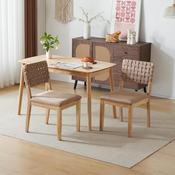 Khaki Velvet Side Chair Set of 2