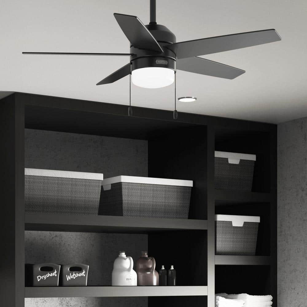 Bardot 44 in. Indoor Matte Black Ceiling Fan with Light Kit Included price history on PriceWatchPro