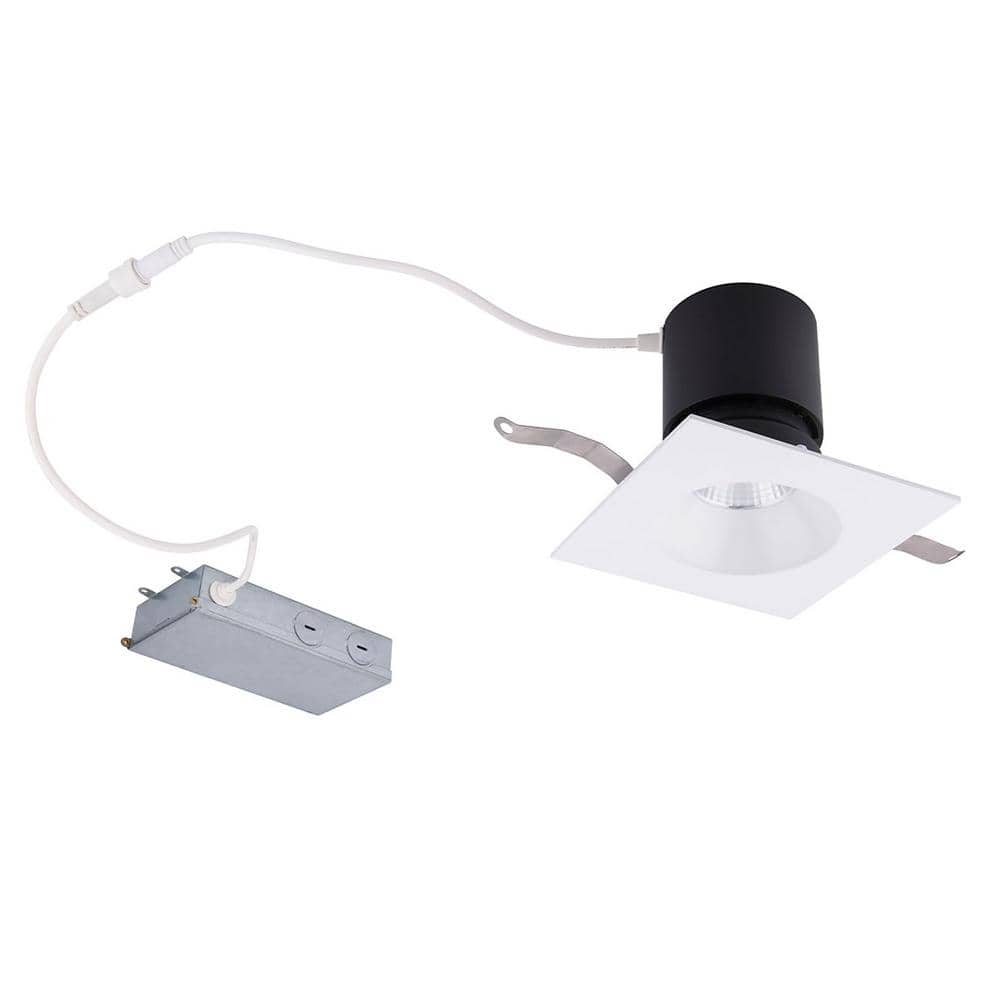 Patriot 3 in. Square Selectable CCT Remodel Canless White Integrated LED Recessed Light Kit price history on PriceWatchPro