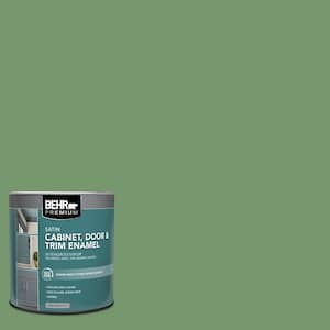 1 qt. #PPU11-03 Botanical Green Satin Enamel Interior/Exterior Cabinet, Door & Trim Paint