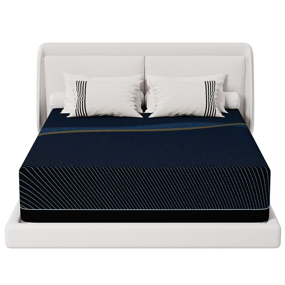 Crystli Queen Size Medium Firm Gel Memory Foam 14 in. Bed-in-a-Box