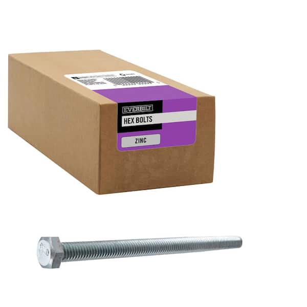 Everbilt 3/8 In.-16 X 5-1/2 In. Zinc Plated Hex Bolt 804706 - The Home ...