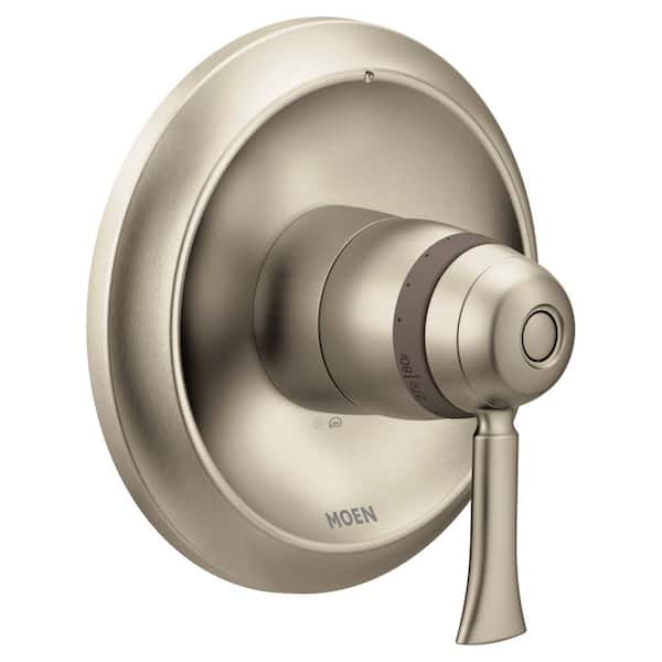 MOEN Wynford ExactTemp 1-Handle Valve Trim Kit in Brushed Nickel Valve ...