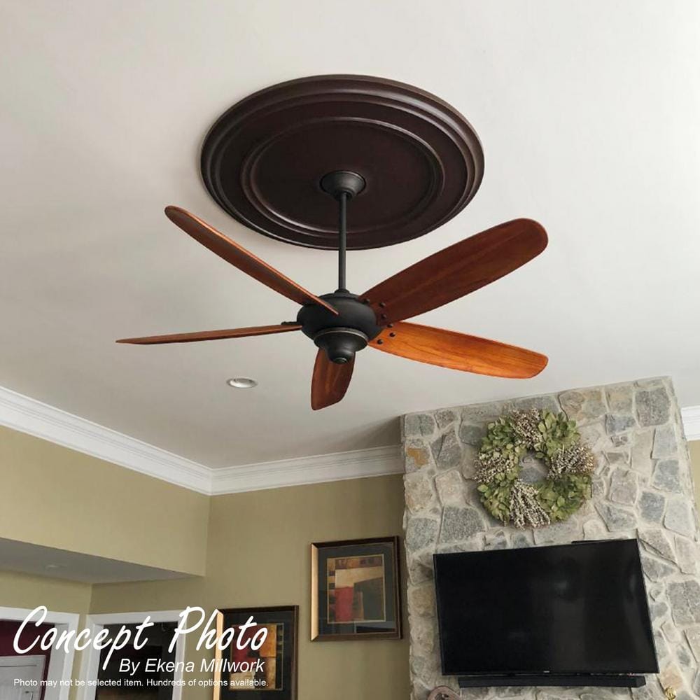 16" Maple Hand-Carved Traditional Ceiling Medallion