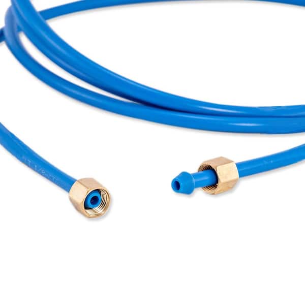  Refrigerator Water Line Kit for Ice Maker Braided - 18' Pex Water  Supply Lines Hose for Fridge Outlet Box with 1/4 Comp Fitting and 3/8 to  1/4 Water Splitter : Appliances