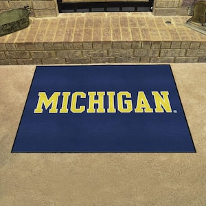 Michigan Wolverines All-Star Blue 3 ft. x 4 ft. Area Rug