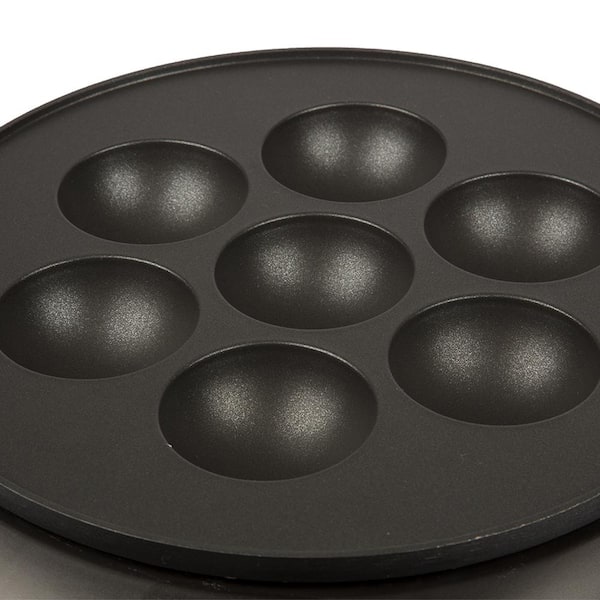 Commercial Chef Danish Aebleskiver 7 Cake Pan CHCI4105, Color: Black -  JCPenney