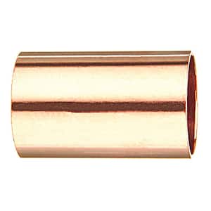 1/2 in. Copper C x C Coupling with No Stop