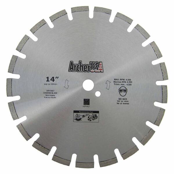 Archer USA 14 in. Diamond Blade for 