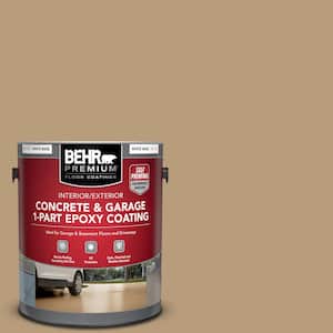 1 Gal. #PFC-28 Desert Sandstone Self-Priming 1-Part Epoxy Satin Interior/Exterior Concrete and Garage Floor Paint