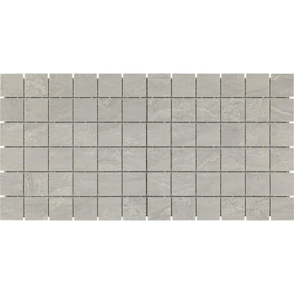 Daltile Bryne Mist 12 in. x 24 in. Glazed Ceramic Mosaic Tile (24 sq. ft./case)