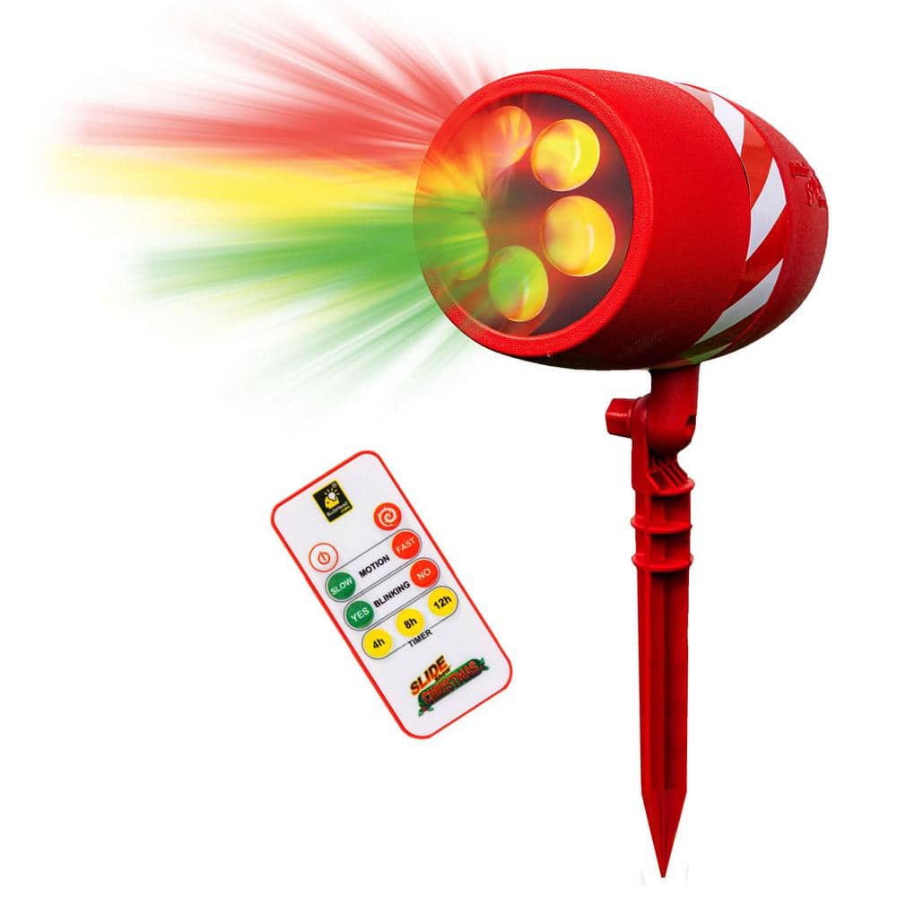 Star Shower Multi-Color LED Christmas Projector with Remote
