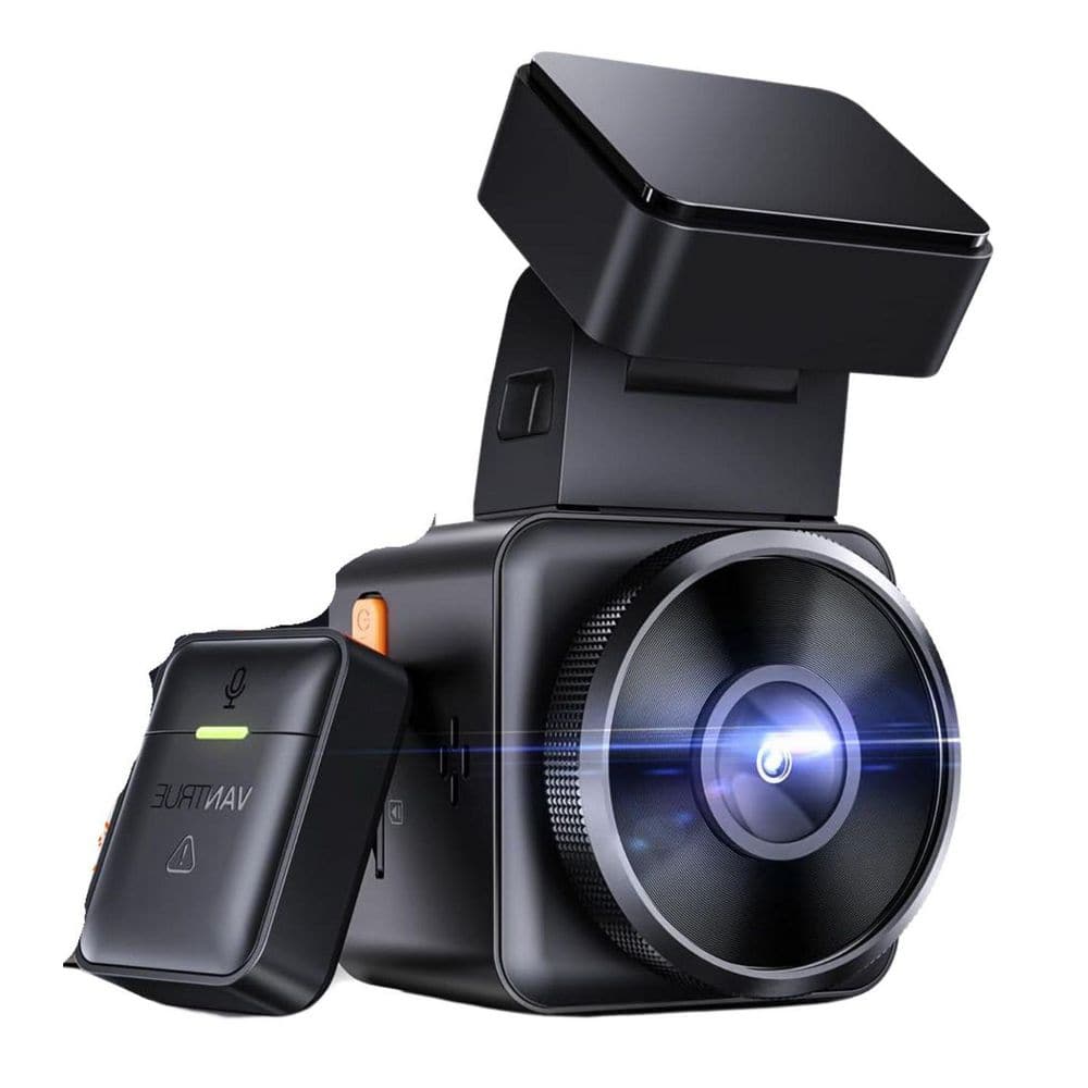 2. 7K WiFi Mini Dash Cam, Voice Control Front Car Dash Camera with GPS and 