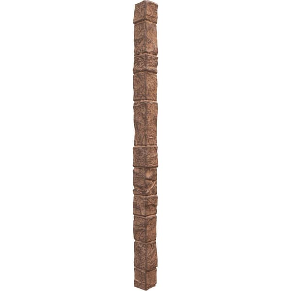 Ekena Millwork 3 in. x 48 in. Universal Outside Corner for StoneWall Faux Stone Siding Panels