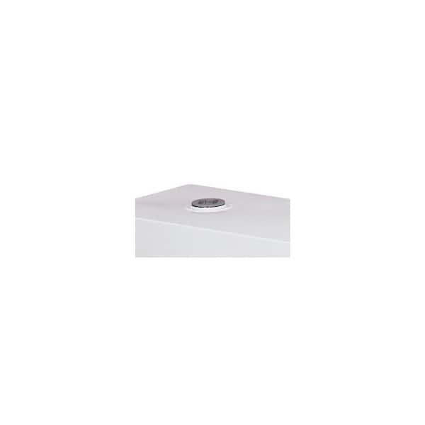 Crescent Jobox L-Shaped Steel Liquid Transfer Tank in White 480000